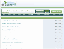 Tablet Screenshot of early-retirement.org